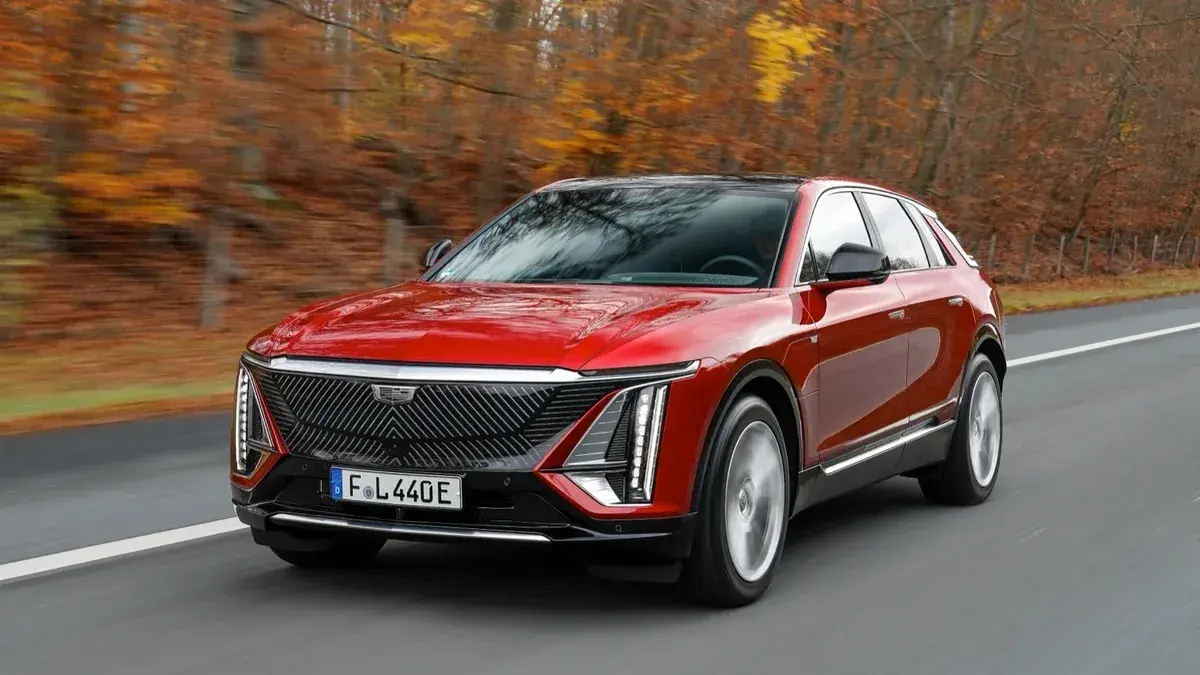 Cadillac LYRIQ electric SUV; the performance Lyriq V variant was featured at Everything Electric Sydney 2026