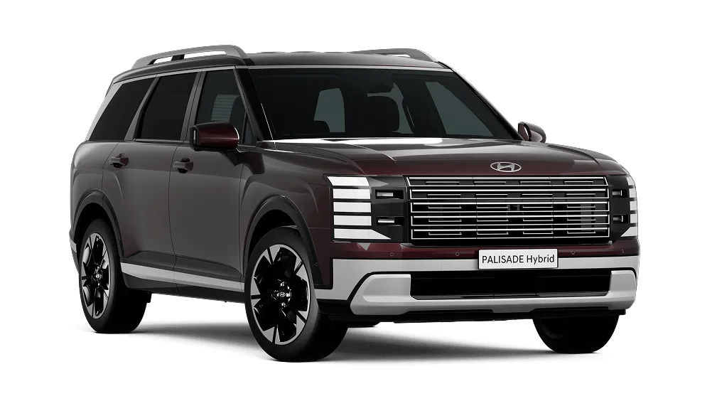 Second and third-row seating on the current Hyundai Palisade LX3, showing the electric fold and walk-in features that the interim software update restricts