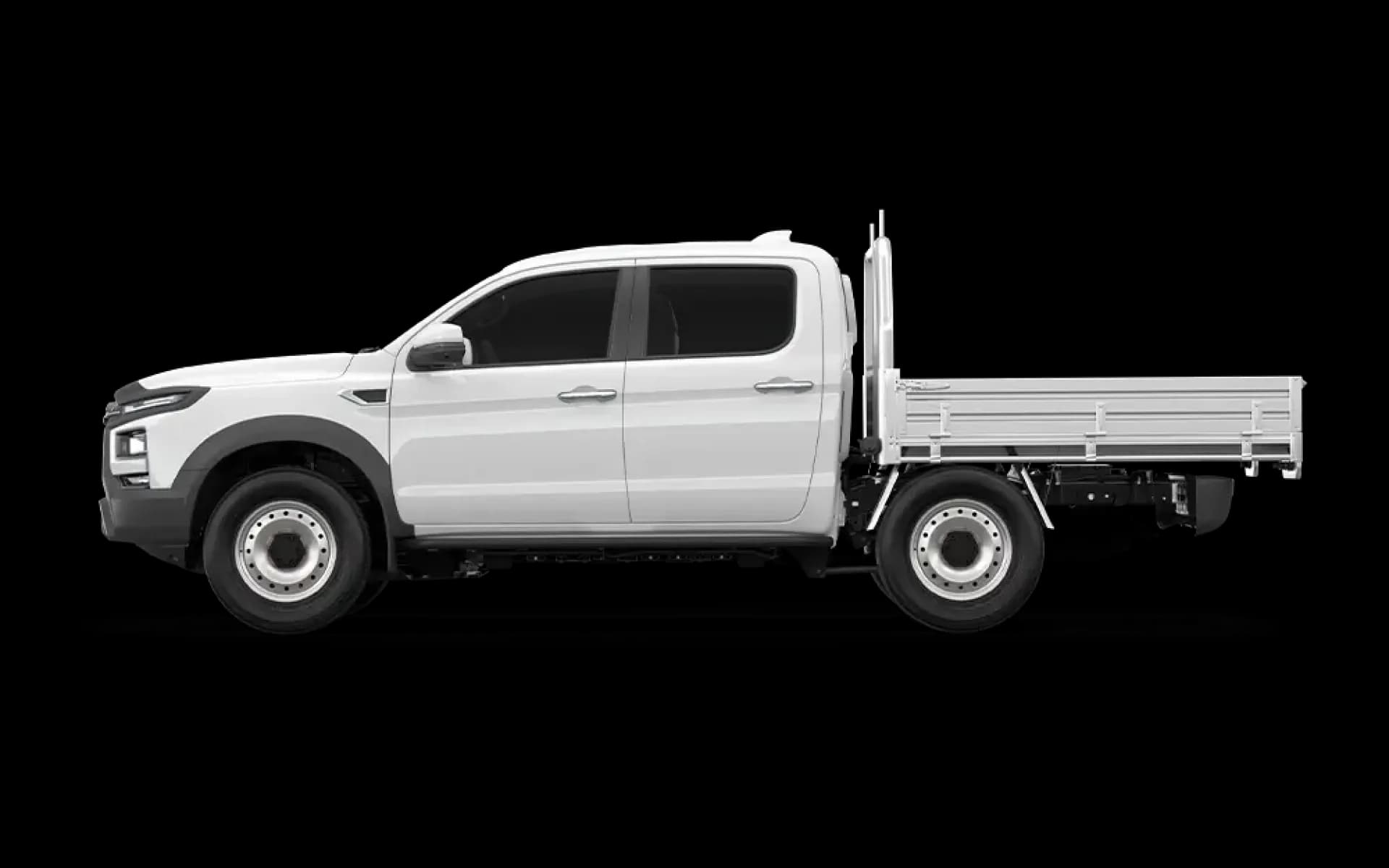 2026 JAC Hunter PHEV dual-cab ute, front three-quarter studio view