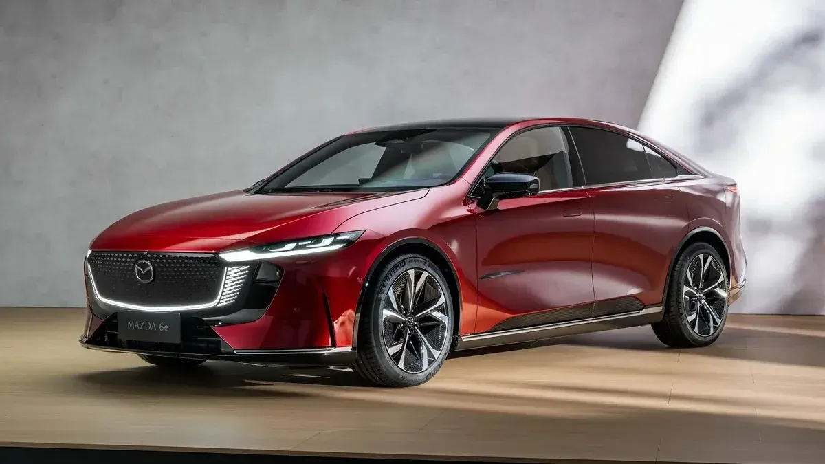 Mazda 6e: built by Changan Mazda in Nanjing, sharing platform with Deepal SL03 and SL07