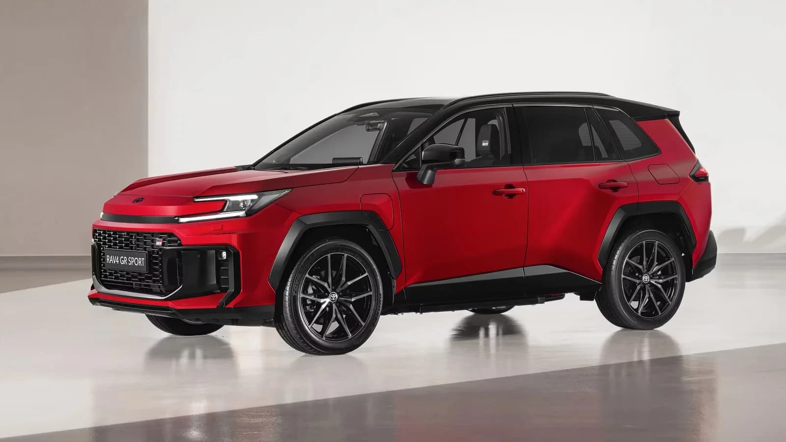 2026 Toyota RAV4 GR Sport with red brake callipers and 20-inch alloys