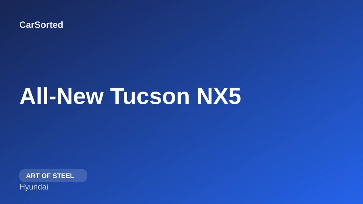 New Hyundai Tucson Revealed: Fifth-Gen NX5 Goes Boxy, Lands in Australia in 2027