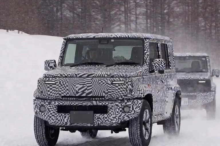 Suzuki Jimny EV Spied With Solid Front Axle Intact