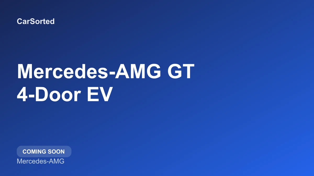 Mercedes-AMG GT 4-Door EV