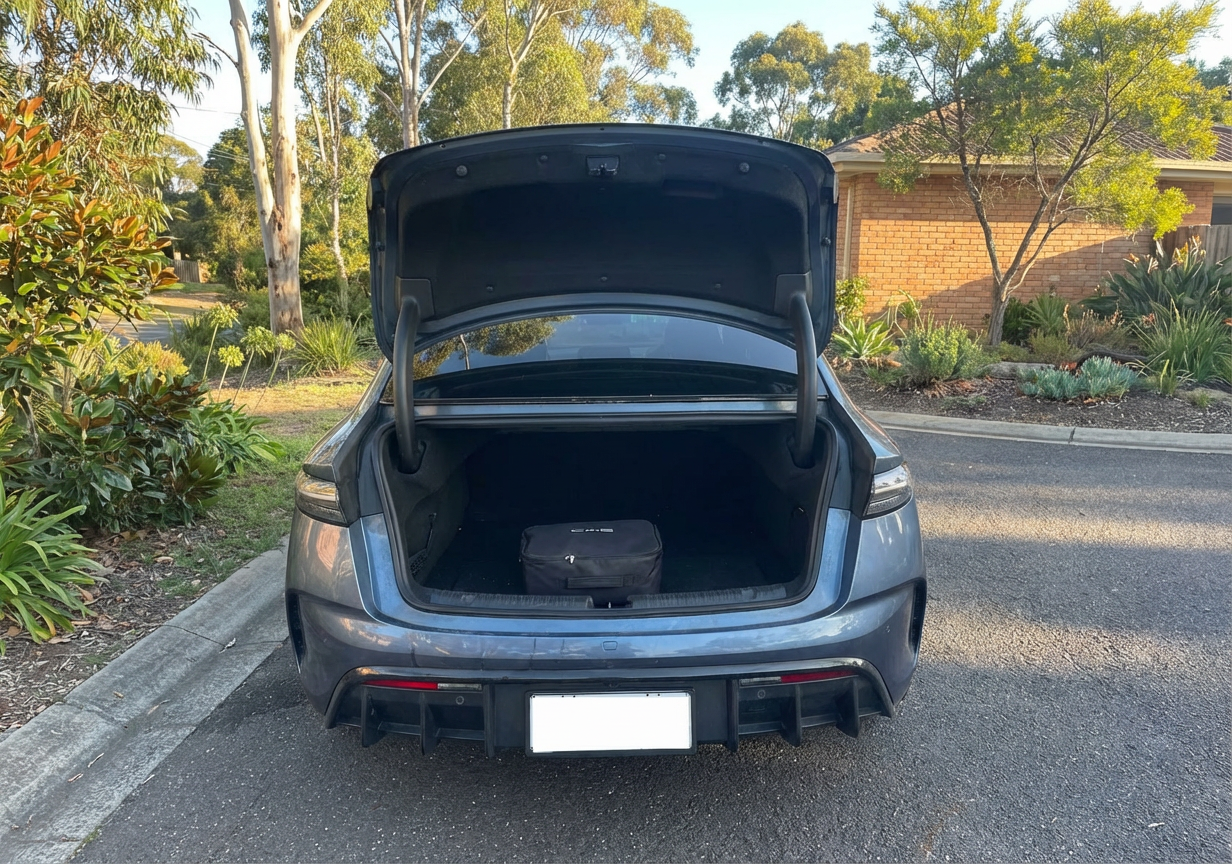 BYD Seal boot space showing the 400-litre cargo area